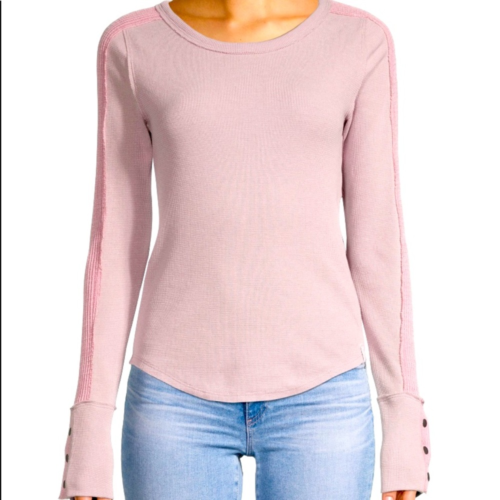 Free people pink long sleeve